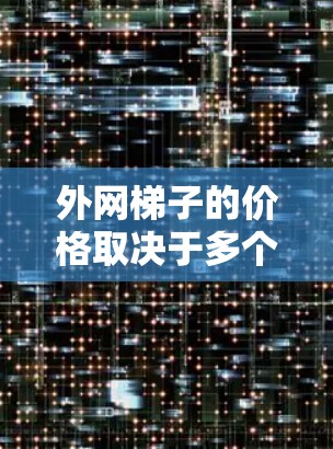 外网梯子的价格取决于多个因素,包括企业规模、所需功能以及购买方式。以下是一些关键点