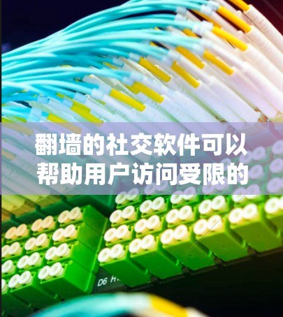 翻墙的社交软件可以帮助用户访问受限的网站和内容,但需谨慎选择和使用,确保合法和安全。以下是详细的建议