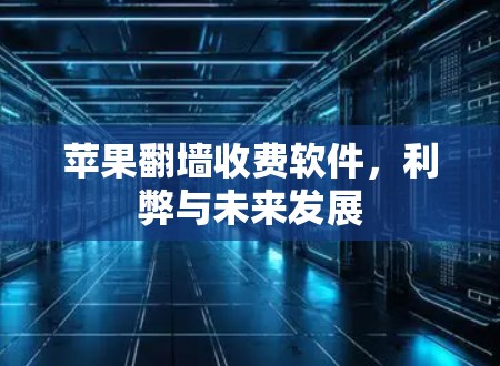 苹果翻墙收费软件,利弊与未来发展