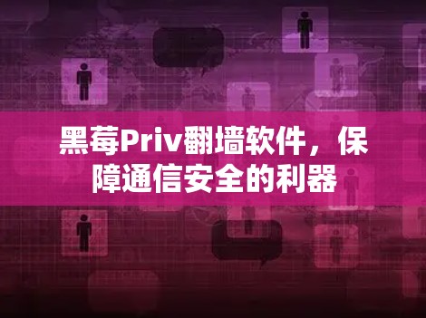 黑莓Priv翻墙软件,保障通信安全的利器