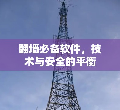 翻墙必备软件,技术与安全的平衡