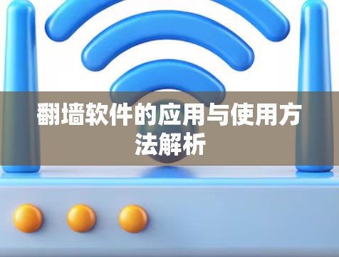 翻墙软件的应用与使用方法解析