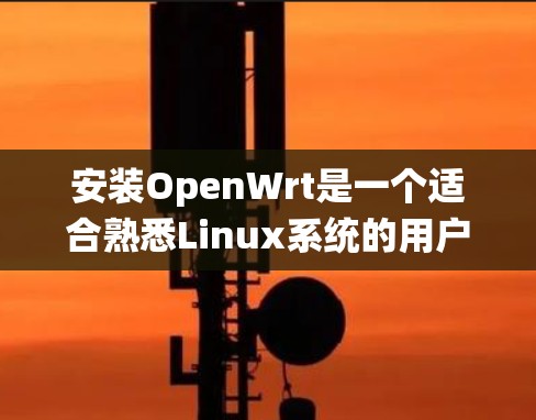 安装OpenWrt是一个适合熟悉Linux系统的用户的项目,以下是详细的安装指南