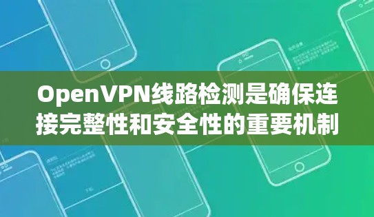 OpenVPN线路检测是确保连接完整性和安全性的重要机制,以下是对其的详细解释